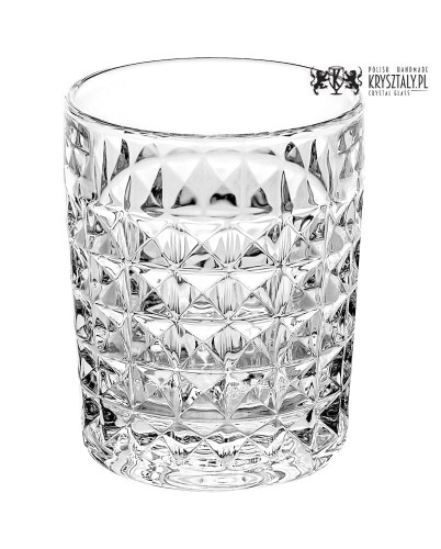 Kryształowe szklanki do whisky 230ml 2szt w opakowaniu prezentowym Diamond