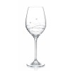 Kryształowe kieliszki do wina z kryształkami Swarovskiego 360ml, 6szt