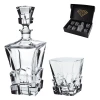 Zestaw do whisky CRACK kryształowa karafka + kryształowe szklanki do whisky 6szt w opakowaniu prezentowym Premium