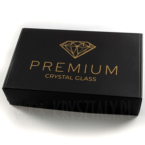Zestaw do whisky CRACK kryształowa karafka + kryształowe szklanki do whisky 6szt w opakowaniu prezentowym Premium