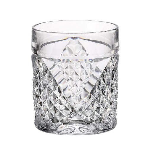 Kryształowe szklanki do whisky Megane z grawerem, 2szt w opakowaniu prezentowym