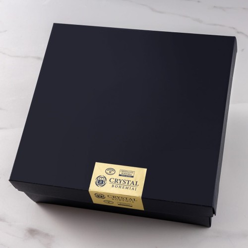 Zestaw do whisky: kryształowa karafka + kryształowe szklanki do whisky 6szt Flat