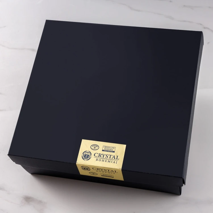 Zestaw do whisky: kryształowa karafka + kryształowe szklanki do whisky 6szt Flat