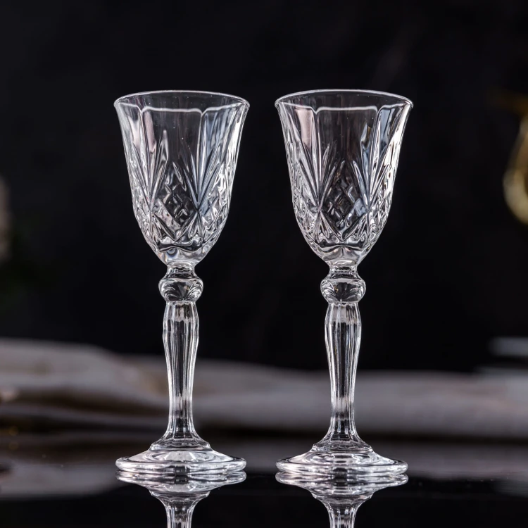 Kryształowe kieliszki do nalewek Crystalline Melodia, 50ml, 6szt. w pudełku prezentowym