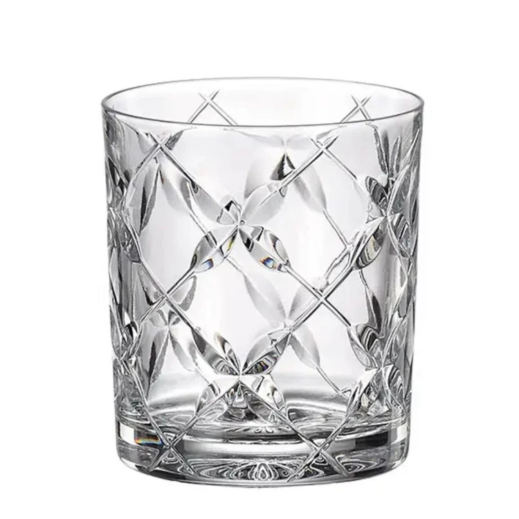 Zestaw do whisky Heather: kryształowa karafka + kryształowe szklanki do whisky 6szt w opakowaniu prezentowym HKP10