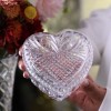 Kryształowa szkatułka na biżuterię w kształcie serca, pudełko na obrączki,13cm, 1szt. - prezent dla niej na święta
