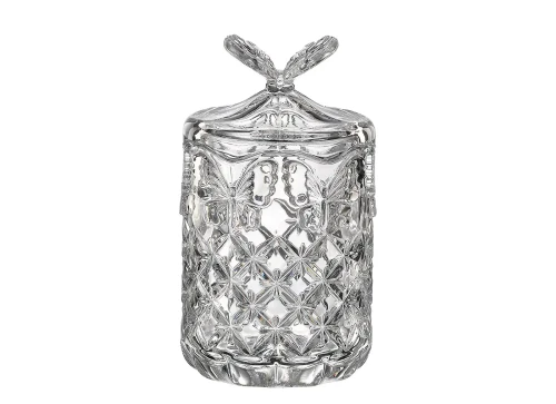 Kryształowa puszka Motyl duża 0,9L