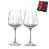 Kieliszki do wina Crystalline Timeless 510ml 2szt z grawerem inicjałów w pudełku prezentowym RT10