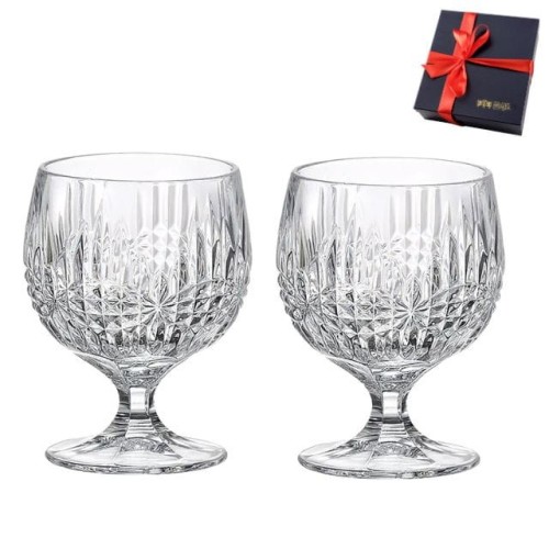 Kryształowe kieliszki do koniaku Star 250ml, 2szt, w pudełku prezentowym