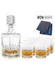 Zestaw do whisky: kryształowa karafka + kryształowe szklanki do whisky 6szt Melody w opakowaniu prezentowym LZ11
