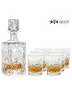 Zestaw do whisky: kryształowa karafka + kryształowe szklanki do whisky 6szt Młynek MZ10
