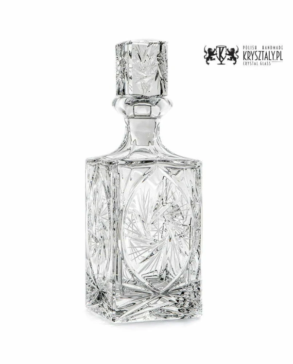 Zestaw do whisky: kryształowa karafka + kryształowe szklanki do whisky 6szt Młynek MZ10