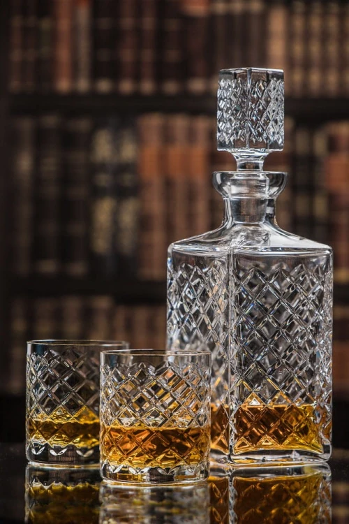 Kryształowa karafka do whisky 750ml King KK90