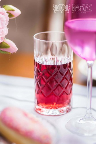 Kryształowe szklanki do drinków 340ml 6szt Elixir EK82