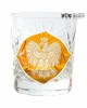 Szklanki kryształowe do whisky 260ml motyw Polska 6szt