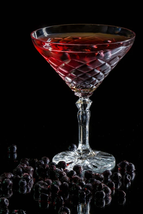Kryształowe kieliszki do martini 115ml King KK60 6szt