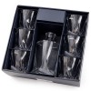 Zestaw do whisky: kryształowa karafka + kryształowe szklanki do whisky 6szt Crystalline Quadro