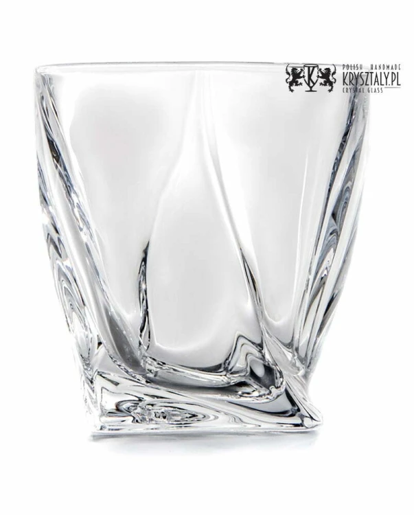 Zestaw do whisky: kryształowa karafka + kryształowe szklanki do whisky 6szt Crystalline Quadro