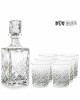 Zestaw do whisky: kryształowa karafka + kryształowe szklanki do whisky 6szt Classico CZ10