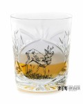 Kryształowe szklanki z motywem myśliwskim 260ml Młynek MK80 6szt - prezent dla myśliwego