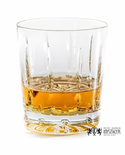 Kryształowa szklanka do whisky z grawerem na dnie 260ml Simple SK80EB 1szt