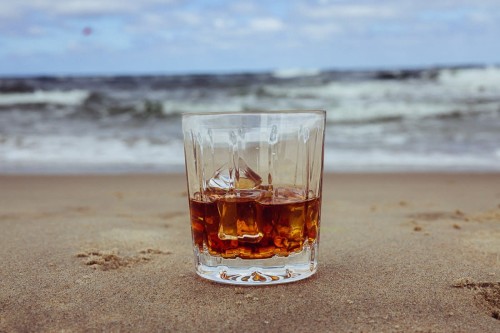 Kryształowa szklanka do whisky z grawerem na dnie 260ml Simple SK80EB 1szt