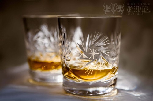 Kryształowe szklanki do whisky 260ml Młynek MK80 4szt