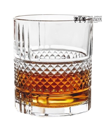 Kryształowe szklanki do whisky 340ml Brillante 6szt