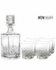 Zestaw do whisky: kryształowa karafka + kryształowe szklanki do whisky 6szt Melody LZ10