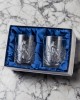 Kryształowe szklanki do whisky 260ml Młynek MK80 2szt + opakowanie ozdobne z eko skóry