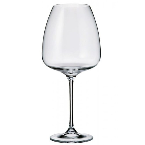 BOHEMIA Komplet 6 sztuk kieliszków do wina czerwonego 770 ml ANSER ALIZZE Crystalline