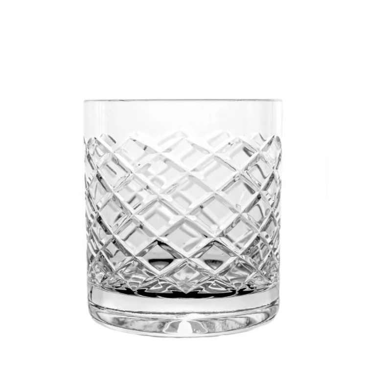 Kryształowe szklanki do whisky brandy 380ml King KK81 6szt