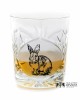 Kryształowa szklanka z motywem myśliwskim 260ml Młynek MK80 1szt - prezent dla myśliwego
