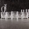Kryształowe szklanki do whisky z grawerem na rancie 260ml Młynek MK80 2szt