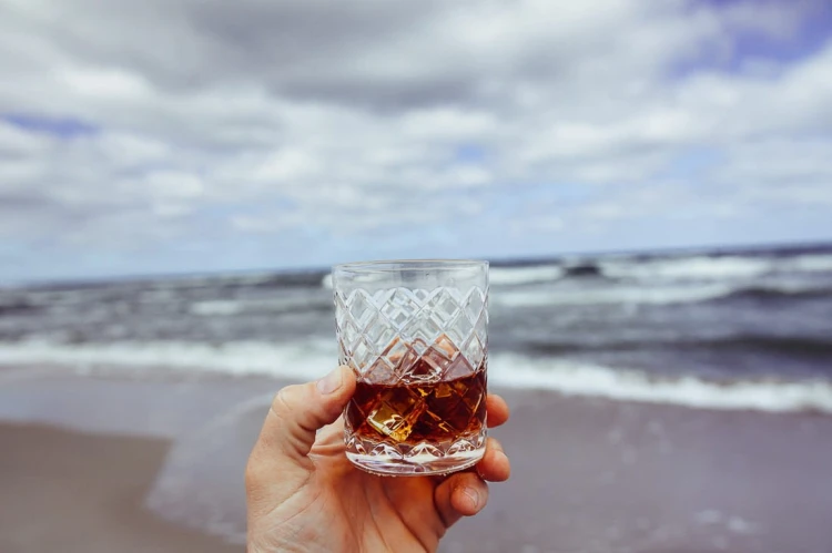 Kryształowe szklanki do whisky 300ml King KK80 6szt