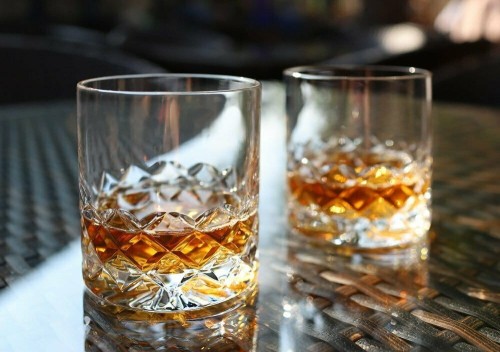 Kryształowe szklanki do whisky 260ml Melody LK80 2szt