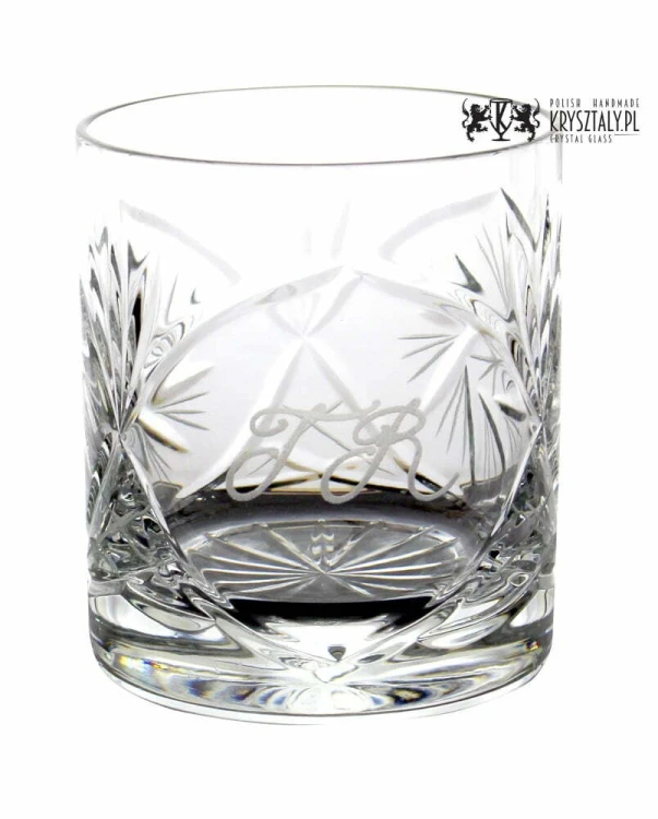 Kryształowa szklanka do whisky z grawerem 260ml Młynek MK80E 1szt