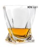 Kryształowa szklanka do whisky z grawerem 340ml Quadro 1szt