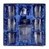 Zestaw do whisky: kryształowa karafka + kryształowe szklanki do whisky 6szt Crystalline Brillante w opakowaniu prezentowym
