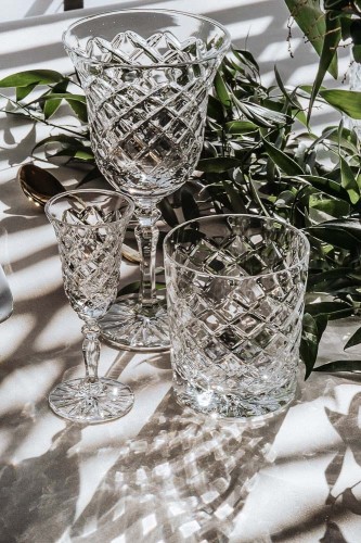 Kryształowe kieliszki do nalewek, likieru 60ml King KK20 2szt