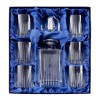 Zestaw do whisky: kryształowa karafka + kryształowe szklanki do whisky 6szt Crystalline Timeless w opakowaniu prezentowym