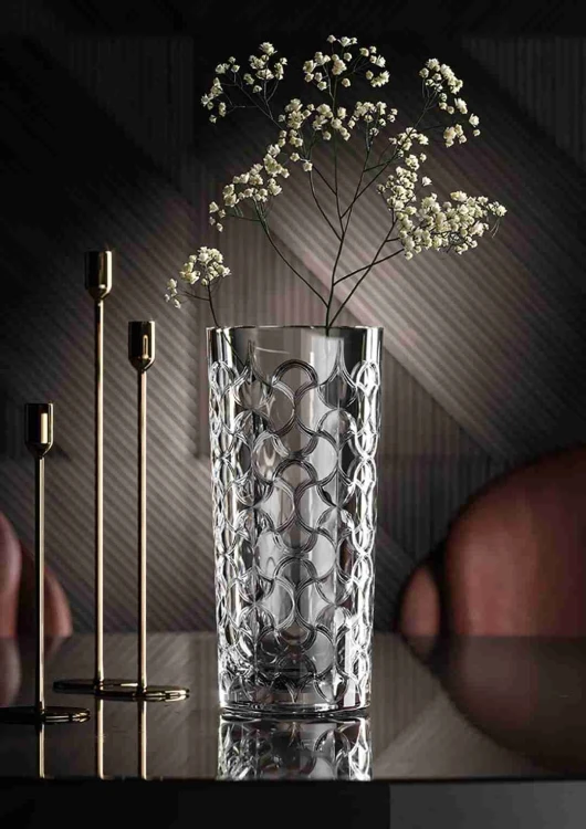 Wazon kryształowy ARABESQUE 28cm