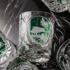 Prezent dla myśliwego - kryształowe szklanki do whisky z motywem myśliwskim zielone MK80 2szt