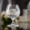 Prezent dla myśliwego - kryształowe kieliszki do koniaku 250ml 6szt w pudełku prezentowym