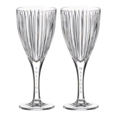 Kieliszki do wina 250ml Universe 2szt z grawerem na nóżce w opakowaniu prezentowym