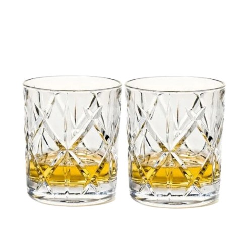 Kryształowe szklanki do whisky 320ml York 2szt