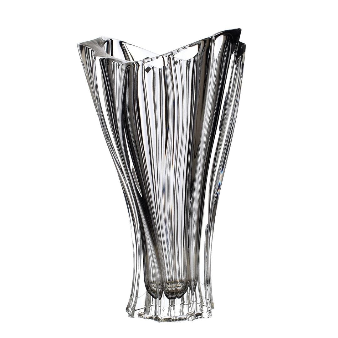 Wazon kryształowy Szary 32cm