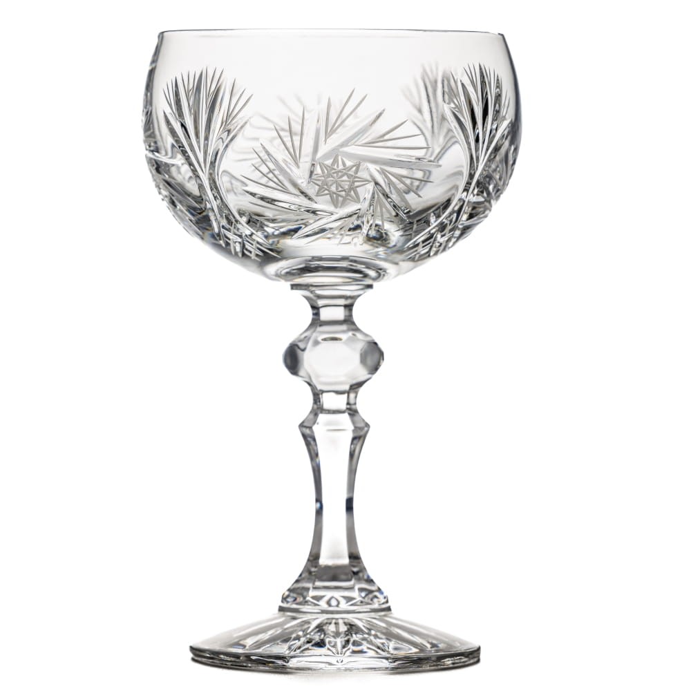 Kryształowe kieliszki do szampana płaskie 170ml Młynek MK73 2szt
