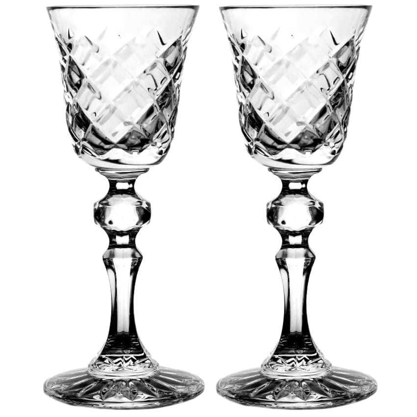 Kryształowe kieliszki do nalewek, likieru 60ml King KK20 2szt