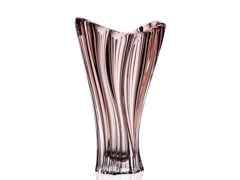 Wazon kryształowy Różowy 32cm